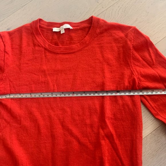 Maje Marise Lightweight Wool Sweater Red - Picture 3 of 6